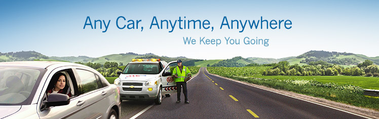 Any Car, Anytime, Anywhere - We Keep You Going